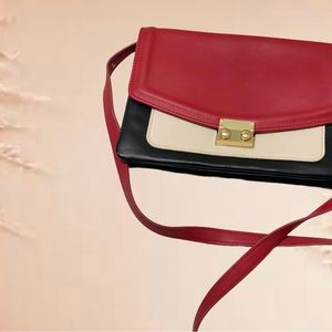 Express black white and red purse 👜